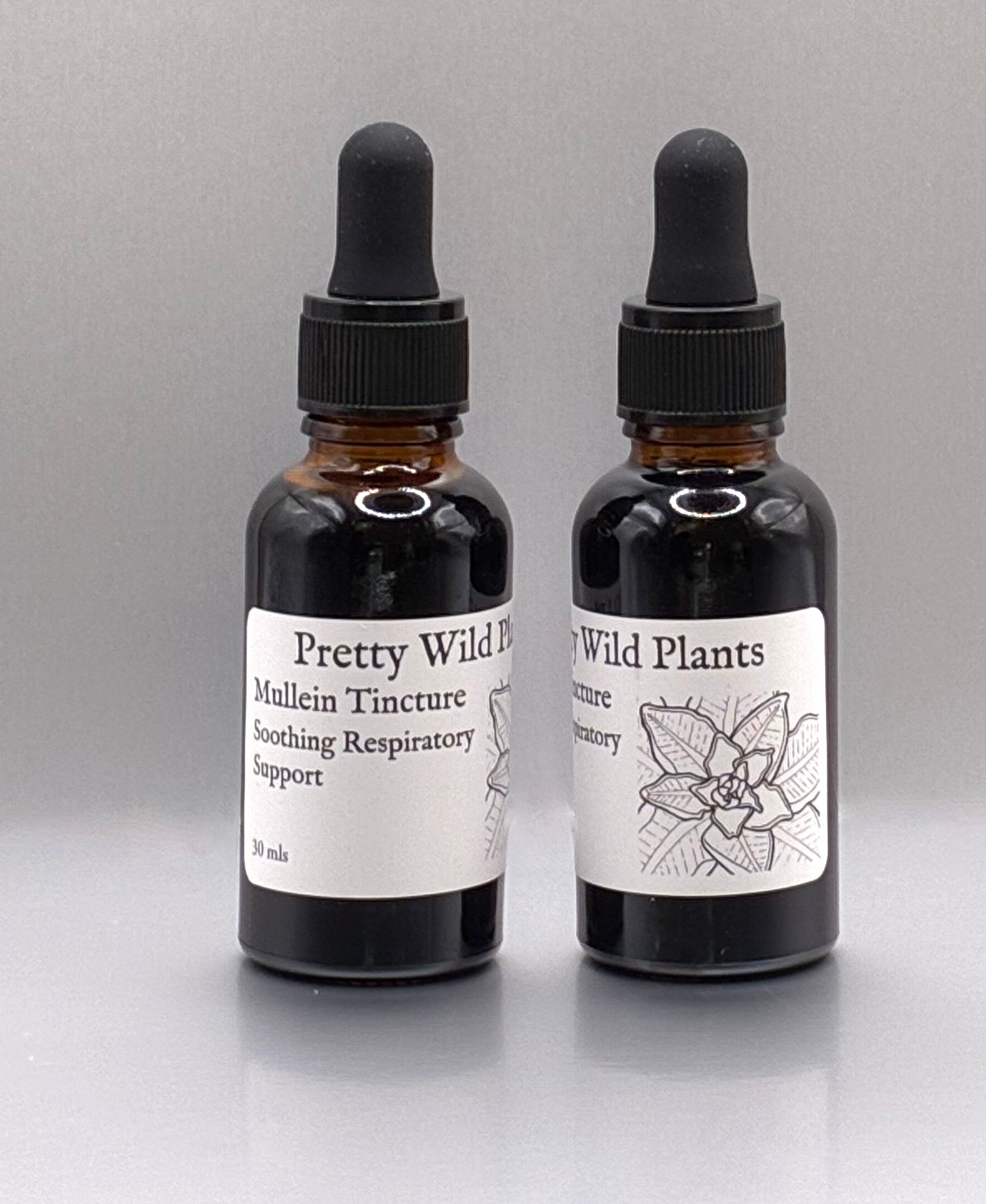 Mullein Tincture (Verbascum thapsus)   Respiratory & Grounding Support