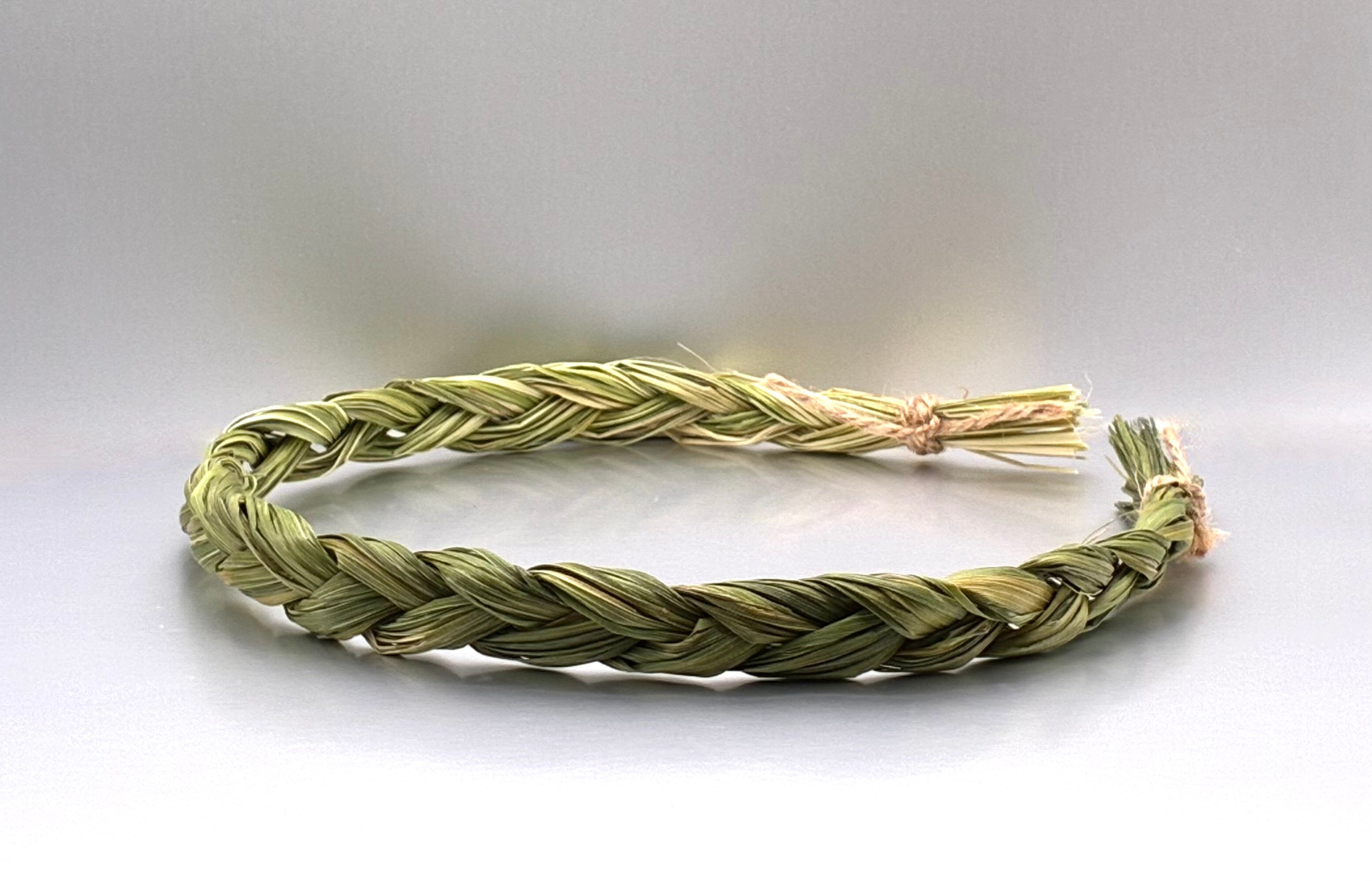 Sweetgrass Braids (Hierochloe odorata)   Sacred Incense for Cleansing & Blessing