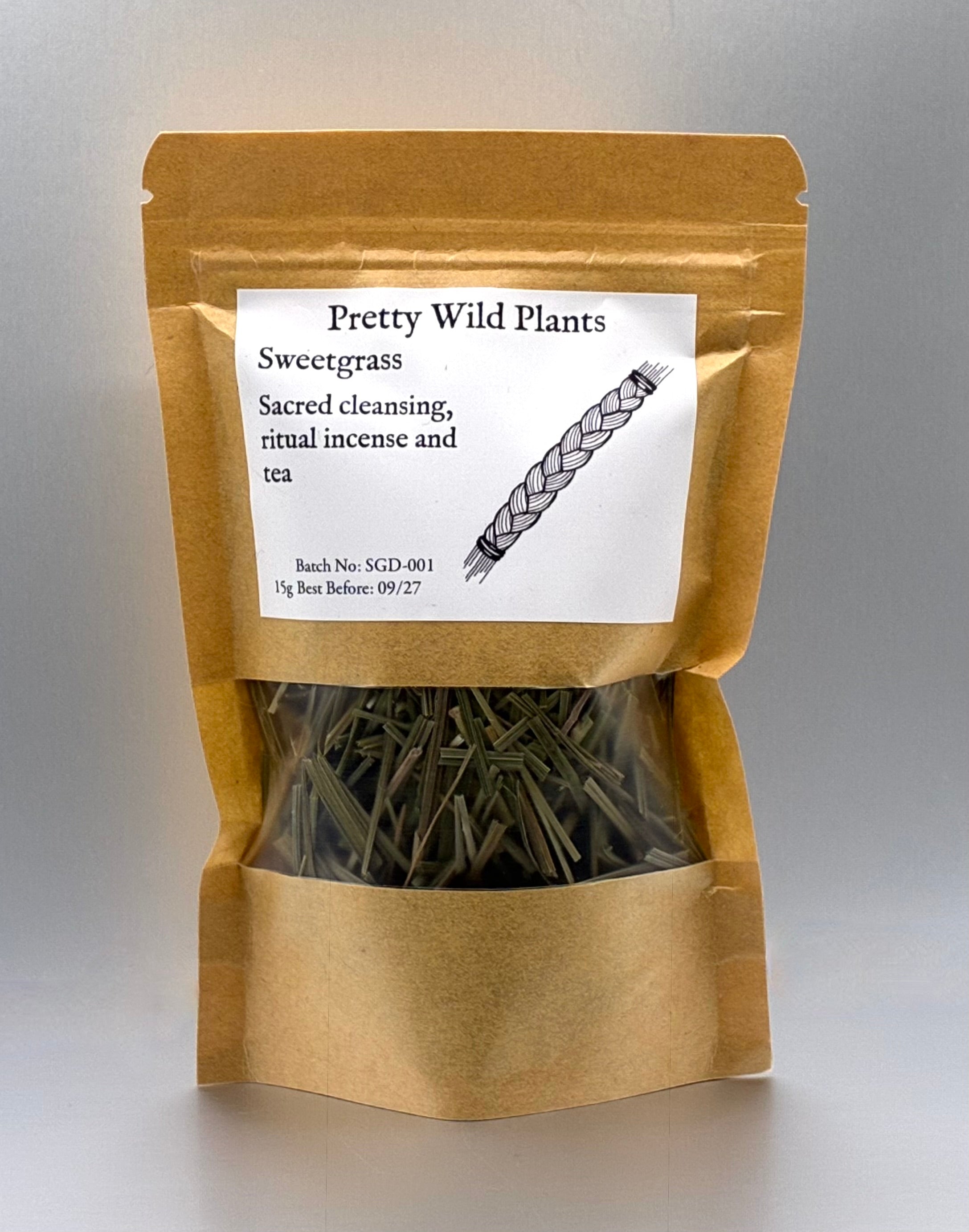 Sweetgrass (Hierochloe odorata)  Sacred Cleansing & Blessing Herb